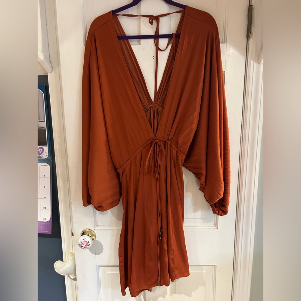 Free People Rust Mini Dress